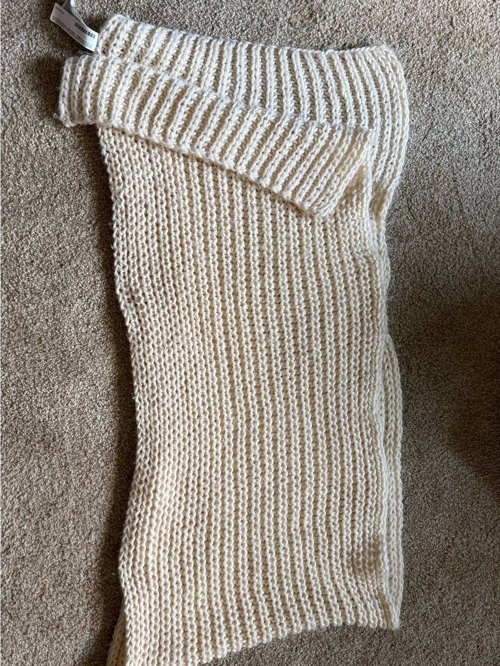 Women’s Knit Scarf - Cream
